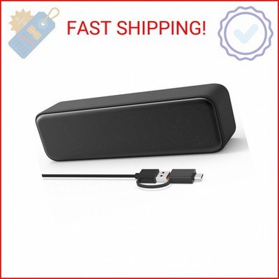 Computer Speakers for Desktop PC, External Speakers for Laptop, Mini Computer So