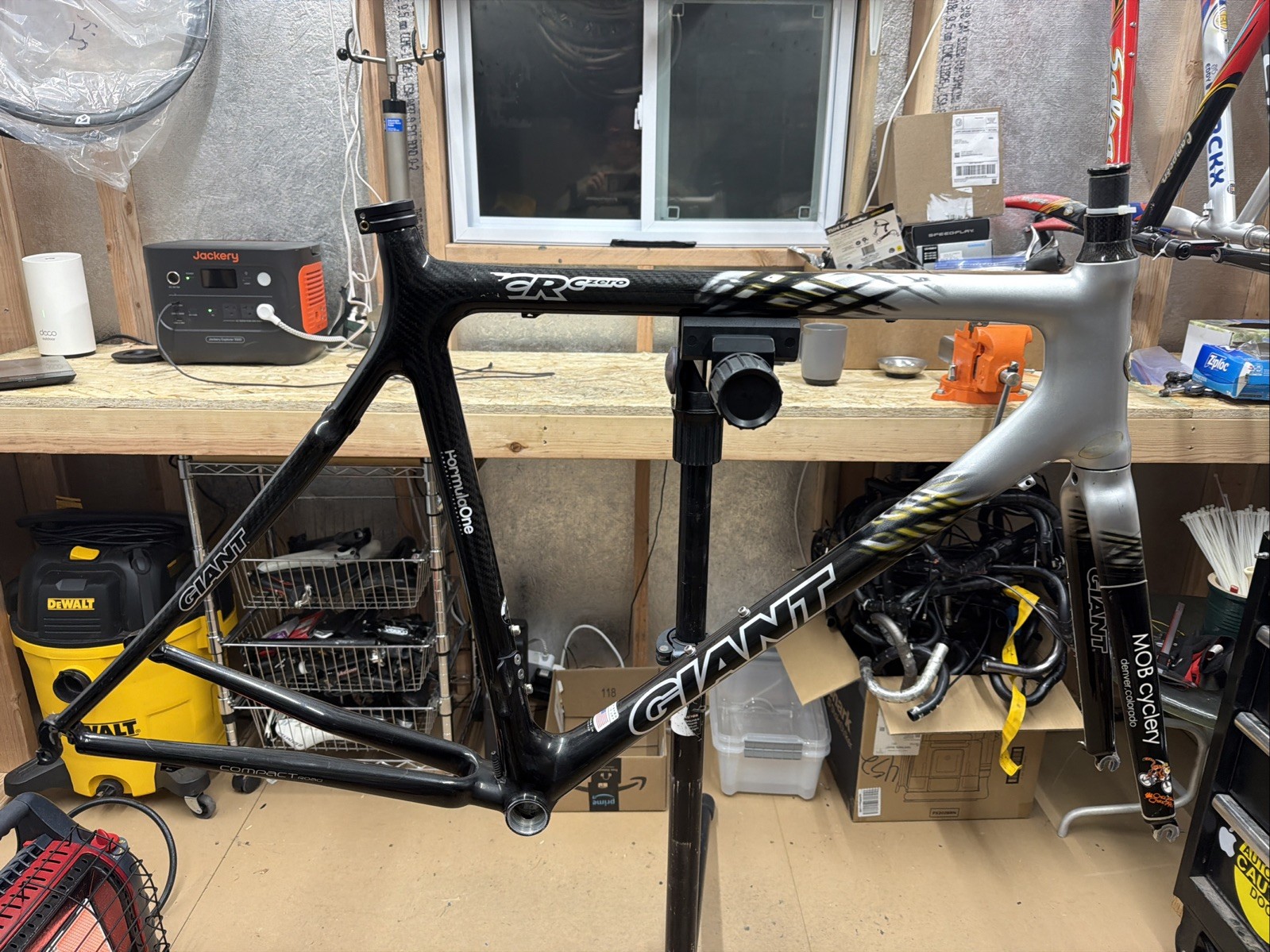 Giant TCRc Zero Full Carbon Road Bike Frameset Large Rim Bra