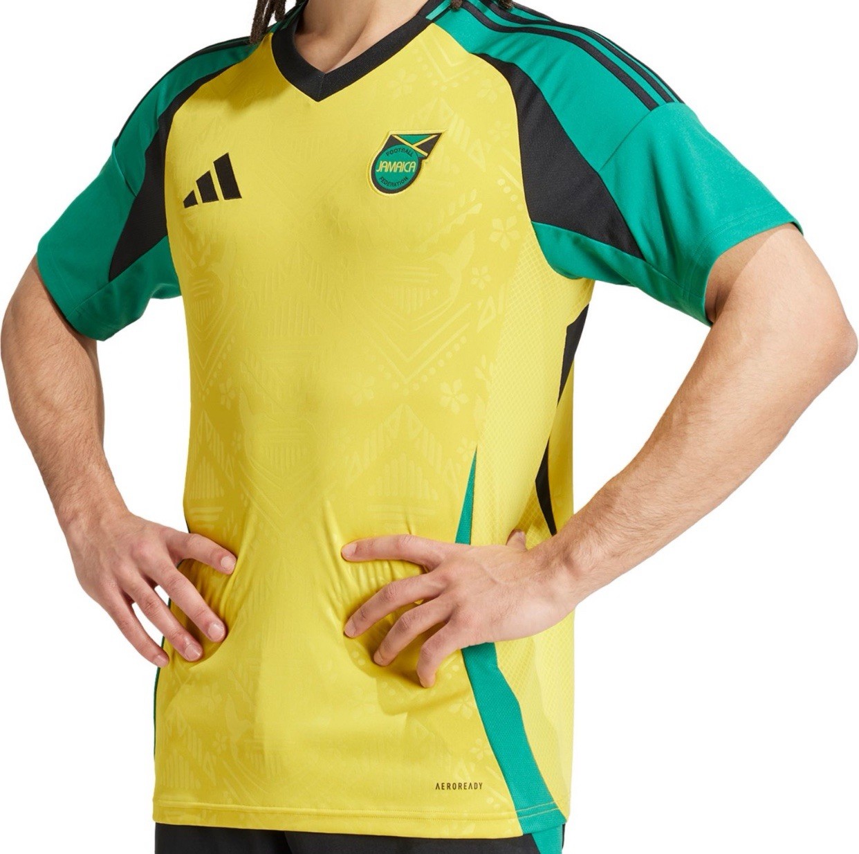 Adidas Jamaica National Team 2024 Home Soccer Jersey Men's - Size L