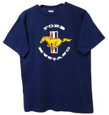 S/M Vtg 90s Ford Mustang Skate Punk Grunge Acid House Single Stitch T-Shirt