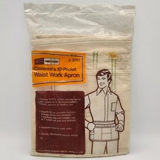 Vintage Sears Craftsman Carpenter's 10-Pocket Waist Work Apron 93751 NOS