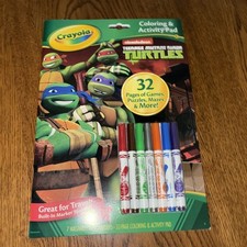 New TMNT Crayola Coloring  Activity Pad with Markers