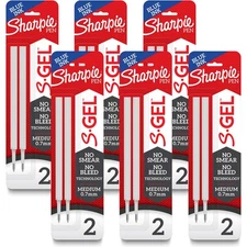 S-Refills Blue Ink Pen Refills 0.7mm Medium Point 12 Ct (6 Packs of 2 Each)