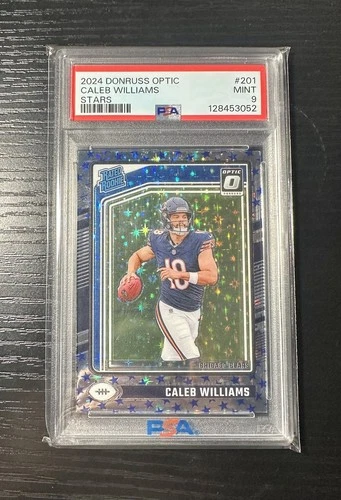 Caleb Williams 2024 Donruss Optic STARS Rated Rookie Mint PSA 9