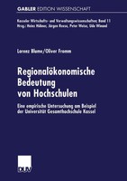 RegionalöKonomische Bedeutung Von Hochschulen Oliver Fromm (U. A.) Taschenbuch