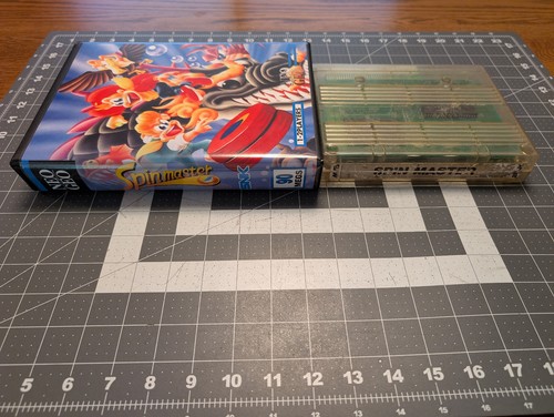 Authentic Neo Geo MVS Spinmaster with Shock Box - Tested (English Label)