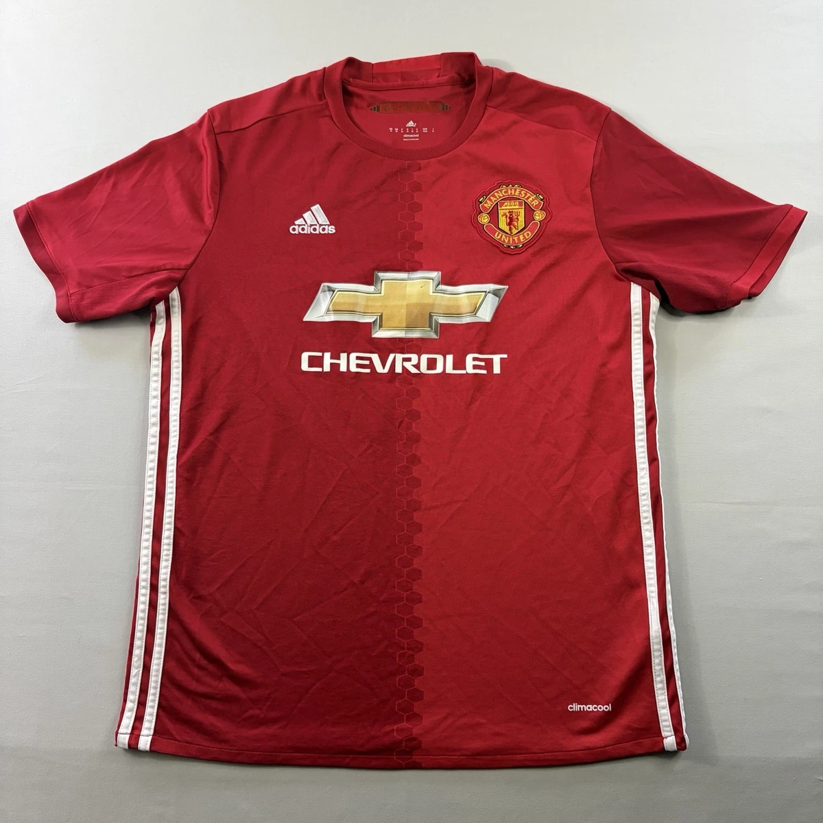Red Manchester United International Club Soccer Fan Apparel and
