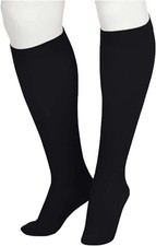 Juzo Soft 2001 Knee High Petite, Closed Toe 20-30mmHg Size:V Black 