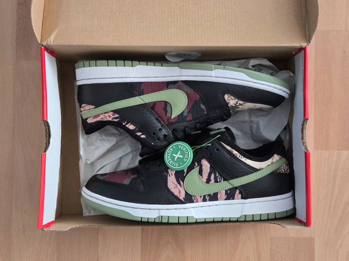 Nike Dunk SE Low Black Multi-Camo - огромный выбор по лучшим ценам