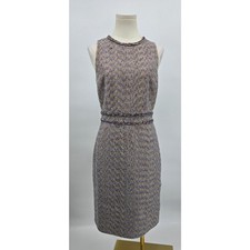 J Crew Classic Feminine Workwear Twinkle Tweed Sheath Dress