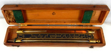 Vintage US Navy Louis C Eitzen Visgage Model 2 Oil Viscosity Gauge w/ Wood Case