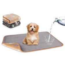 Waterproof Dog Blankets, 2 Pack Washable Dog Blankets for Bed Couch Sofa Prot...