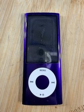 Apple iPod Nano 5th Gen. A1320 Purple 8GB MP3 Player only works plugged in