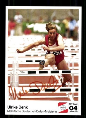 Ulrike Denk autograph card original signed athletics + A 257237