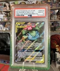Venusaur & Snivy GX SM229 Sm Holo PSA 10
