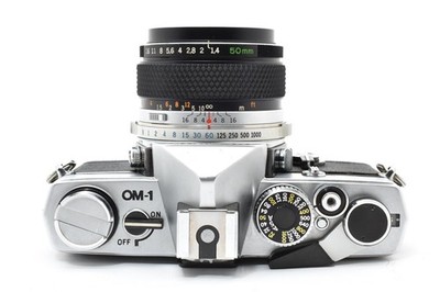 Olympus Om-1 Slr Film Camera G.Zuiko Auto-S 50mm F1.4 【Exc+5