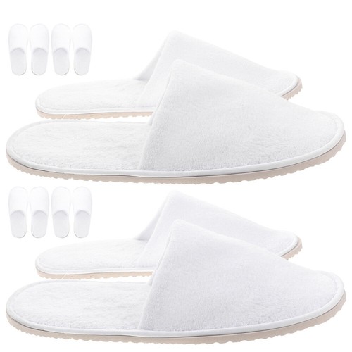 6 Pairs Anti-slip Slippers Hotel Reusable House for Guests Travel Miss - Picture 8 of 12