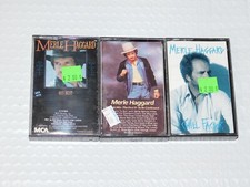 Lot of 3 Merle Haggard Cassette Tape Chill Factor His Best His Epic Hits 11