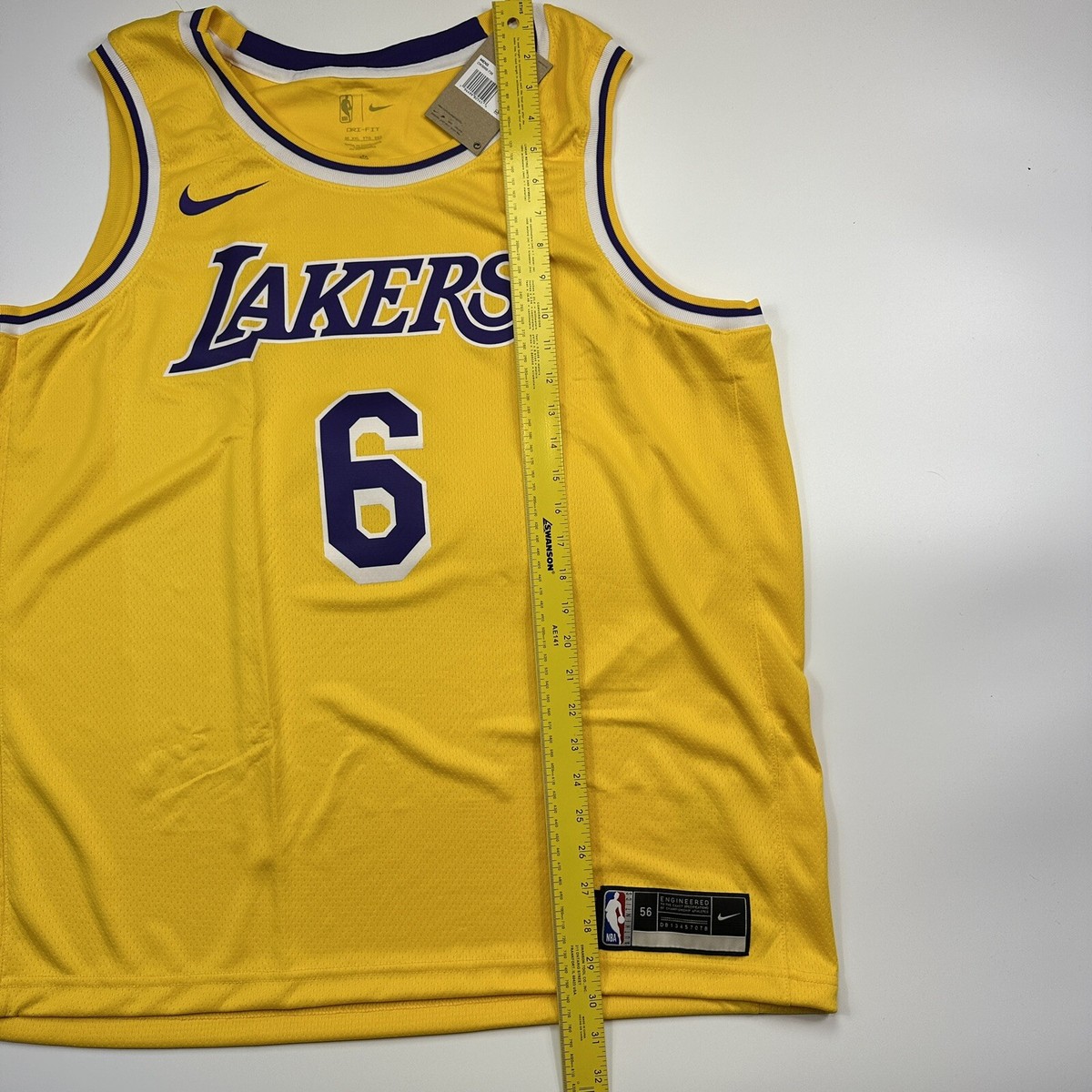 lebron james yellow jersey