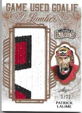 2019-20 Leaf Lumber Kings Hockey PATRICK LALIME 1/22 Game Used Goalie Stick