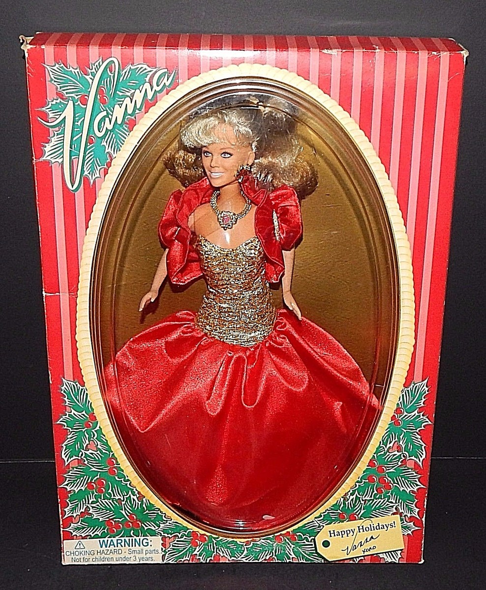 Vanna White Doll Wheel of Fortune Star Happy Holidays Christmas Red Gold Dress | eBay Vanna White Doll Wheel of Fortune Star Happy Holidays Christmas Red Gold Dress | eBay