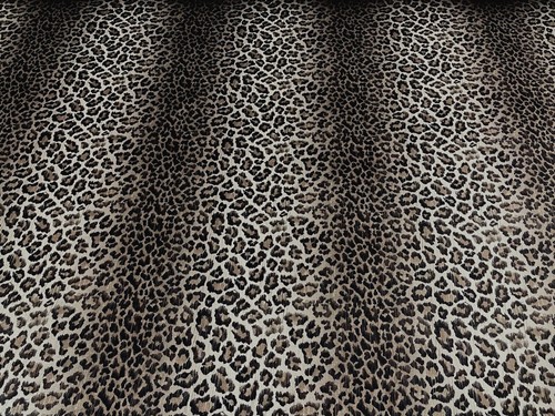 Velvet Leopard Adusta Fabric BLACKBEIGE Fibre Naturelle Curtain Blind Upholstery - Picture 7 of 7