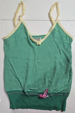 Women's Guess Jeans Cami Spaghetti Straps XL 90's Y2K Vintage Adjustable Strap