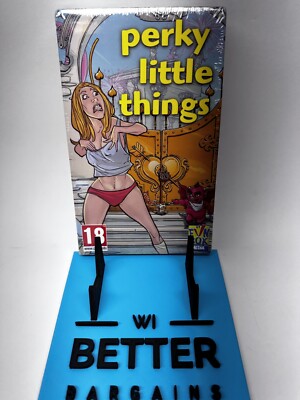 Nintendo Switch Perky Little Things RARE Mature Adult Puzzle Artbook Video  Game
