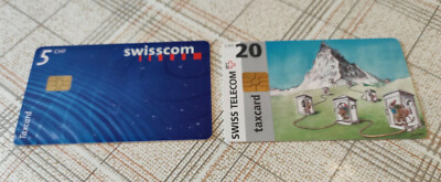 Telefonkarten 2x swisscom & swiss telecom