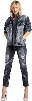 NEW   HUDSON Women's Bandit Trucker Jean Jacket size L