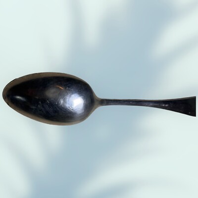 Antique German 800 Silver LARGE SERVING SPOON 57 Grams 8.25” | eBay