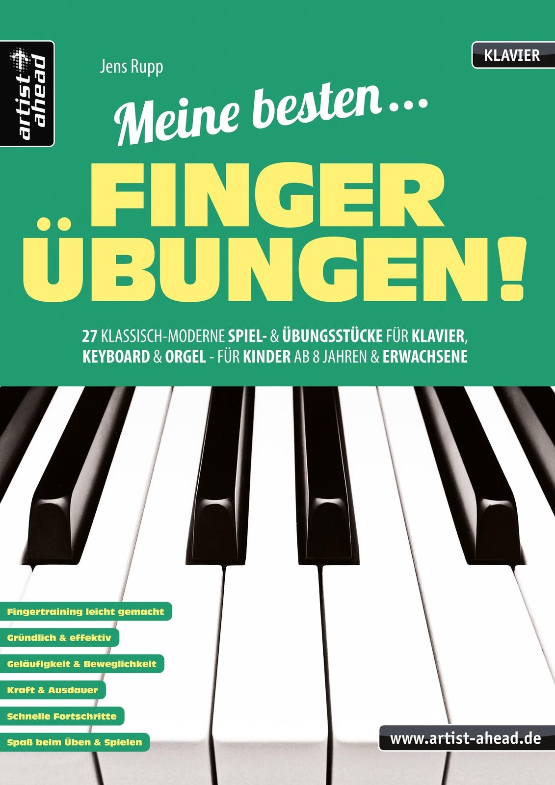 Thumbnail - Meine Besten Fingerübungen | Jens Rupp | Broschüre | 36 S. | Deutsch |