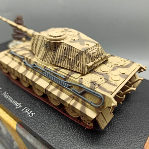 14cm Alloy 1/72 WWII Normandy German Army King Tiger Heavy Tank Model Gift - Picture 6 of 13