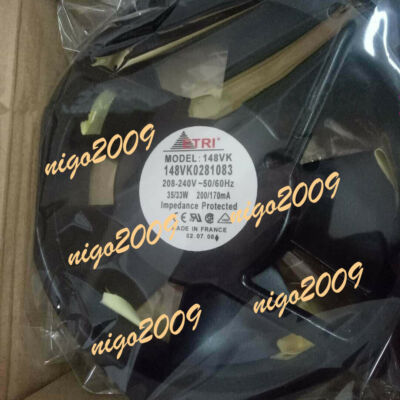 1PC ETRI 148VK0281083 208-240V 35/33W 172*150*38mm cooling fan *