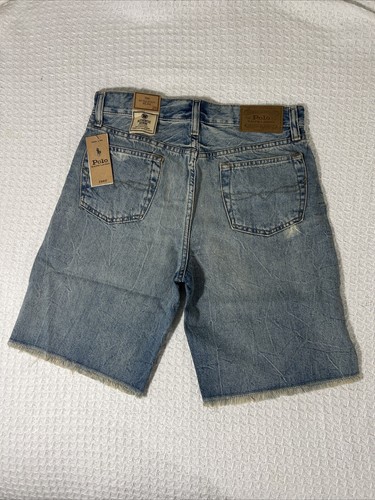POLO RALPH LAUREN Boys Denim Short Sullivan Slim Cutoff Denim Size 8-20 - Picture 11 of 24