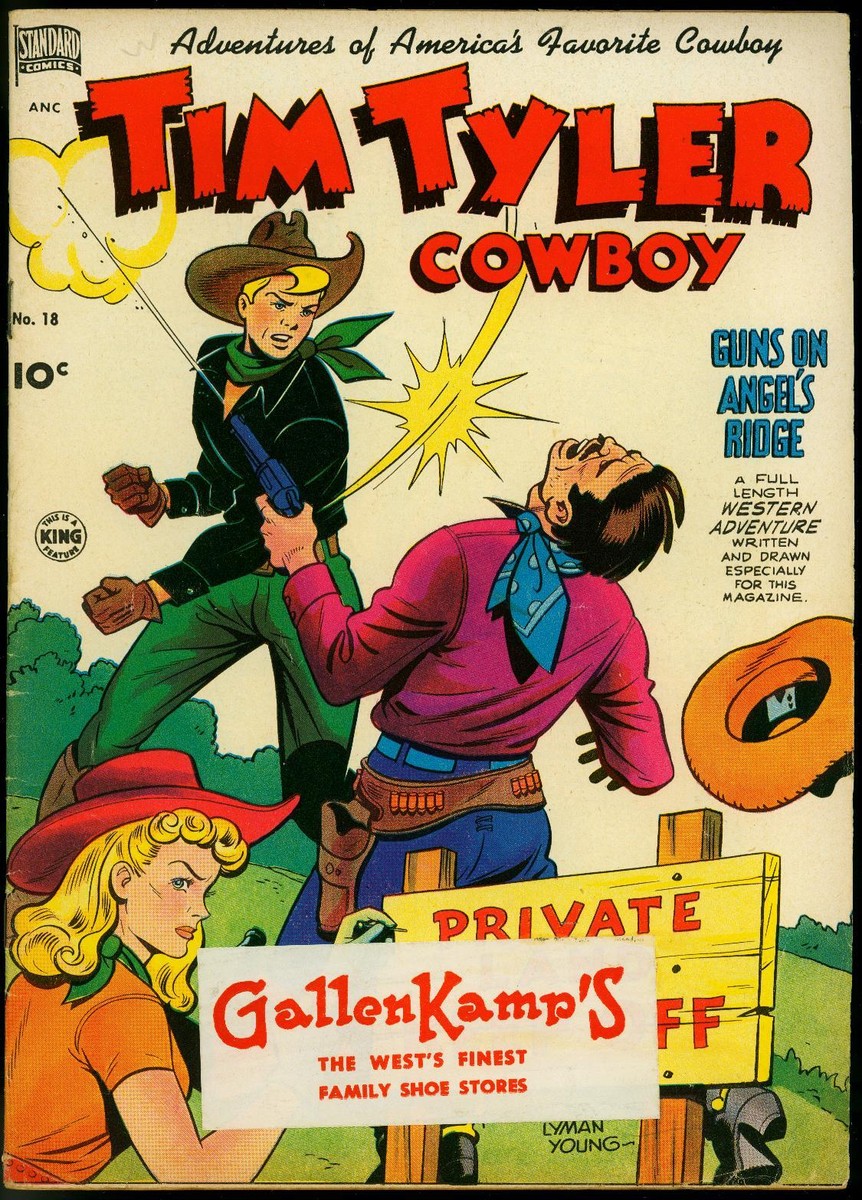 コミック・アニメ Cowboy Tim Tyler Cowboy--#18--1950--COMIC BOOK--Standard--FN- | eBay