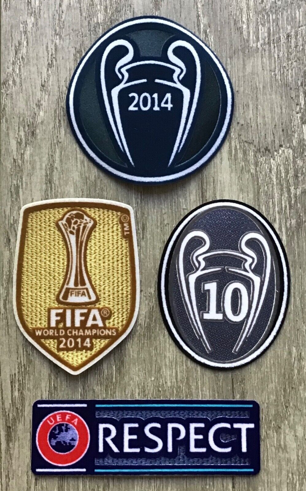 Champions League Real Madrid Patch Set + FIFA Champions Patch