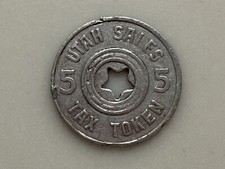 UTAH SALES TAX TOKEN, EMERGENCY RELIEF FUND, 5 CENTS (qty. 1)