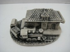Limited Edition Georgia Marble Train & Train Station 704/3000 Made in USA