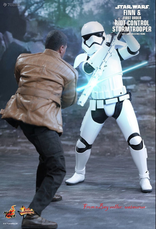 HotToys 1/6 Mms346 Star Wars 7 Finn And First Order Riot Control