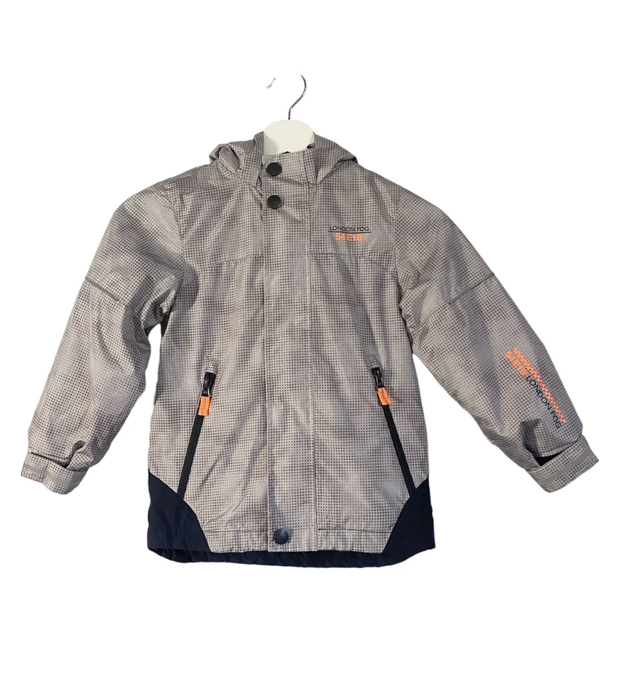 Chaqueta con capucha forrada de lana London Fog para niños talla 6 Foto 3 de 4