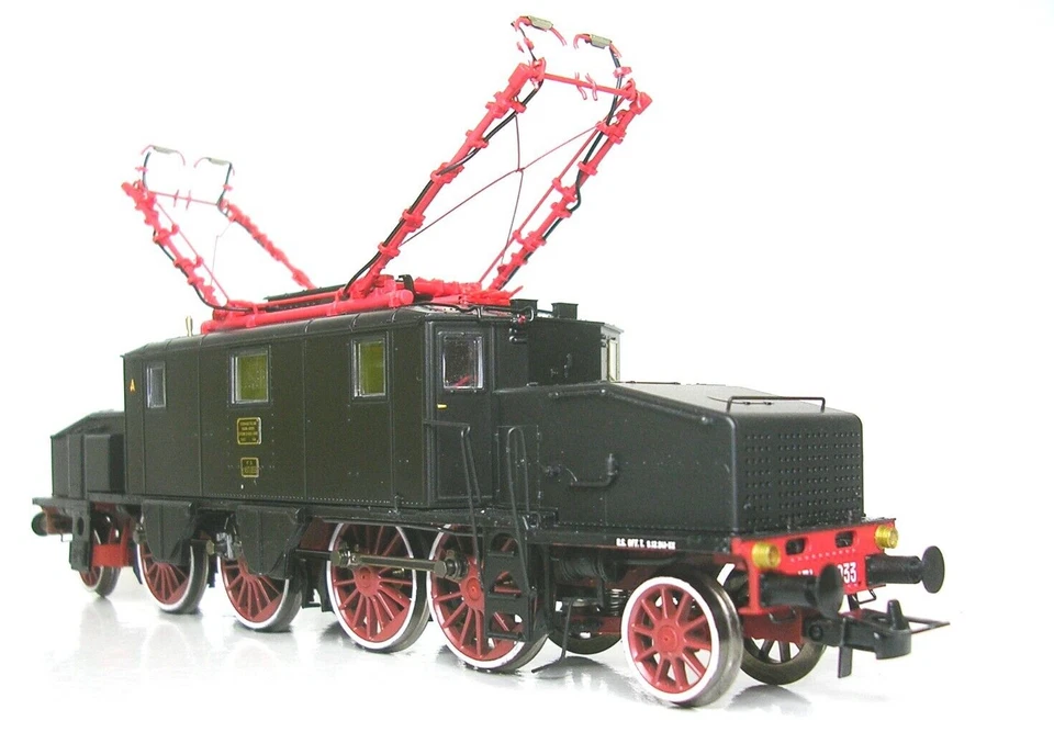 RIVAROSSI HR2244 Locomotiva Trifase FS e431.033 TIBB Nero ep II DC - Immagine 2 di 4