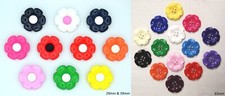 Large Clown Flower Buttons - Choice Of Colour & Size - Fancy Dress Sewing Daisy