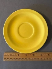 YELLOW 5.75" MCM REPLACEMENT TEACUP SAUCER PLATE VINTAGE