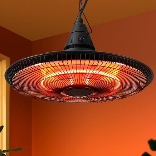 1500W Ceiling Electric Patio Infrared Heater Indoor Outdoor Energy-Efficient - Picture 4 of 6