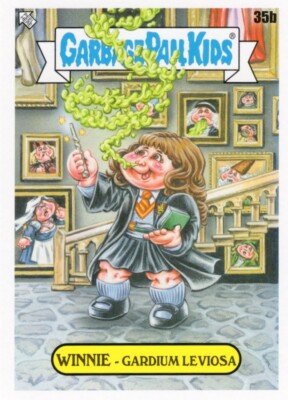 2022 GARBAGE PAIL KIDS GPK BOOK WORMS BASE WINNIE - GARDIUM LEVIOSA 35b PF NM/M