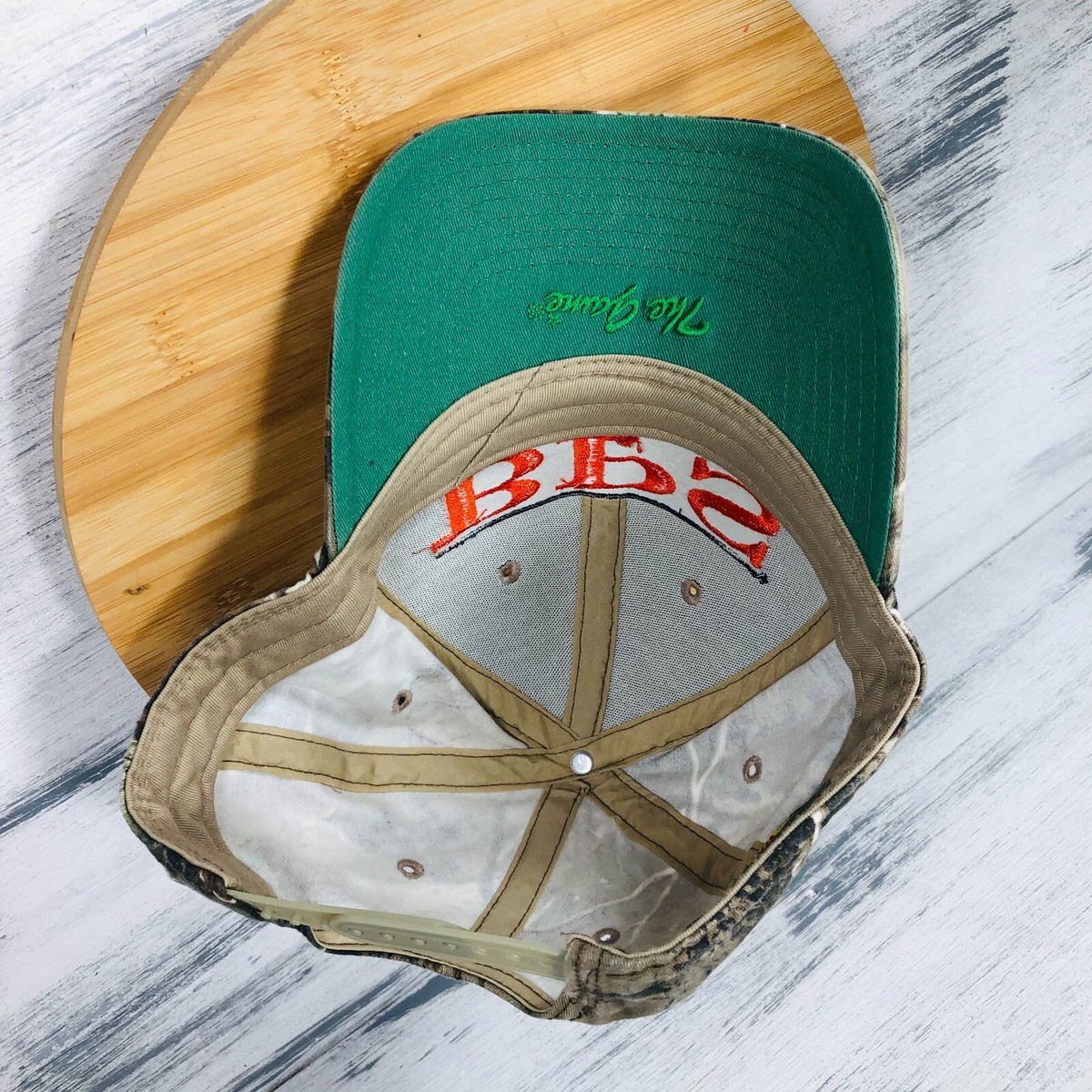 Bass Pro Shop Hat Mens Snapback Camouflage The Game Woodlands