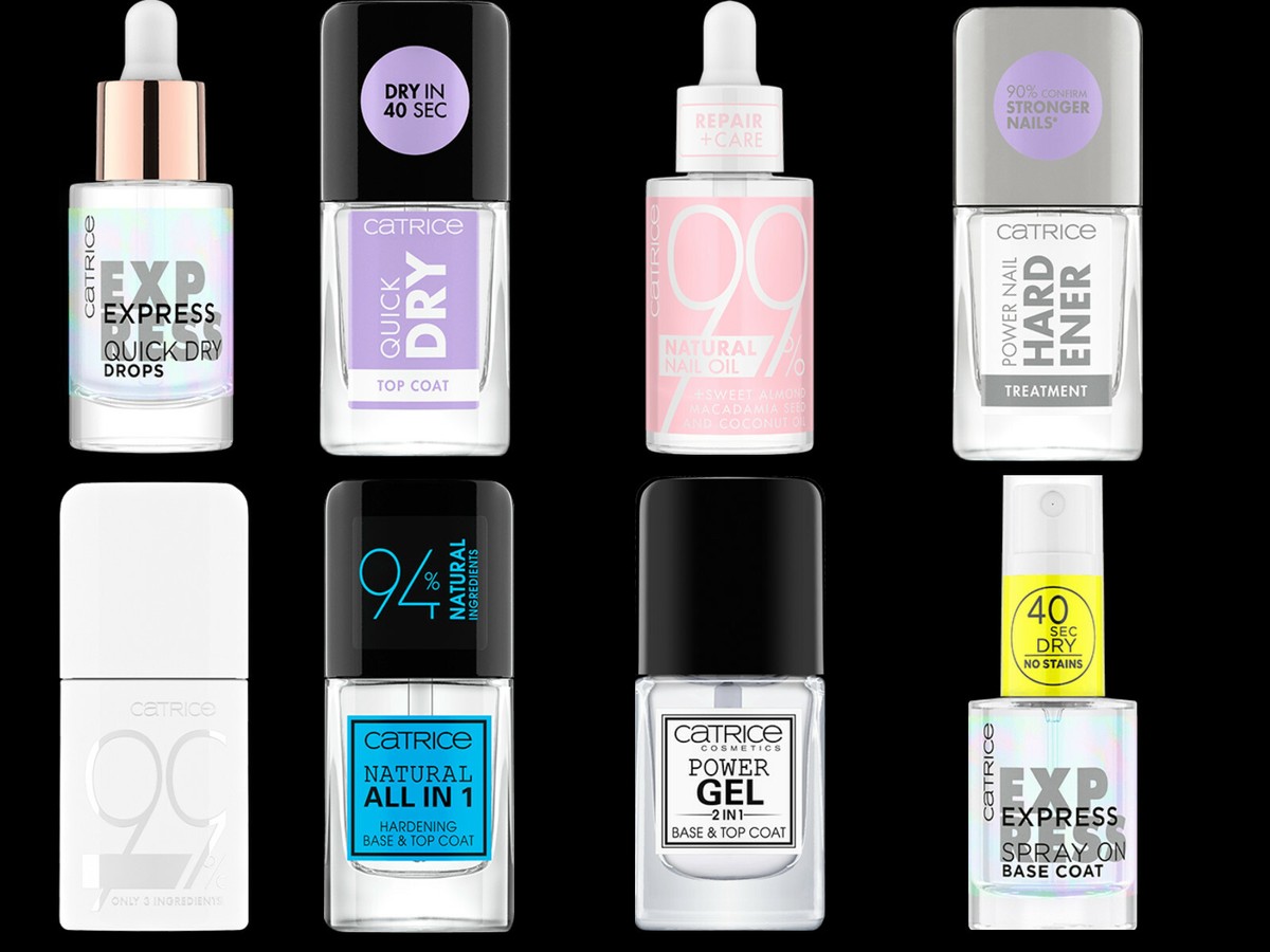 Catrice Nail Express Quick Dry Base Top Coat Hardener Treatment