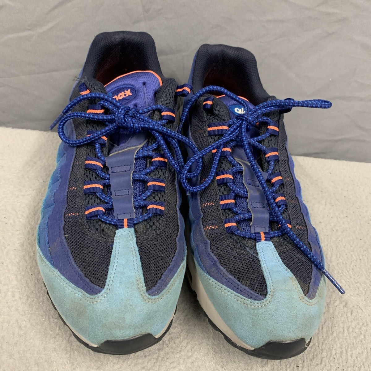 Nike Air Shoes Men’s Size 10 Airmax 95 OG University Blue Rainbow 609048-406