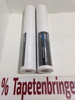 Vliestapete Neue Bude As 2X 3744-31 (2Rollen) Uni Struktur Creme Weiß Wohnzimmer